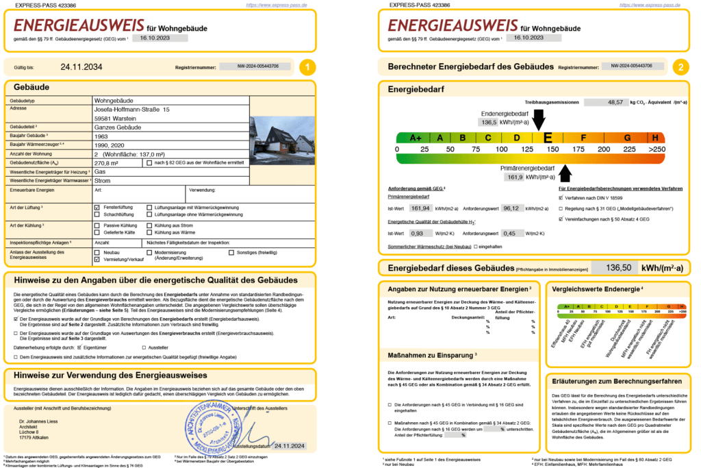 Immoprofis365 GmbH: Objekt-ID 330, Warstein, Einfamilienhaus mit Einliegerwohnung